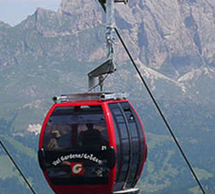 Die Gondel zum Ciampinoi 