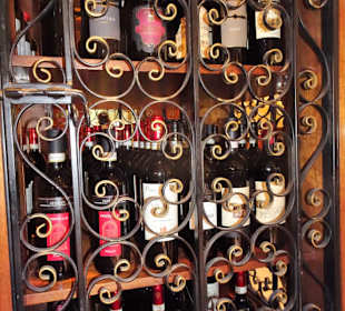 Weinschrank im Ristorante Rossini