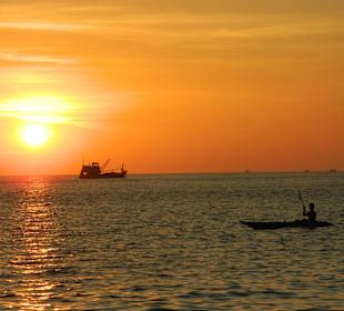 Sonnenuntergang am Meer