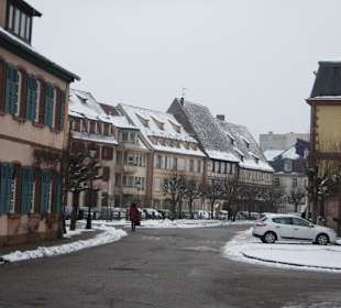 Altstadt Wissembourg im Winter