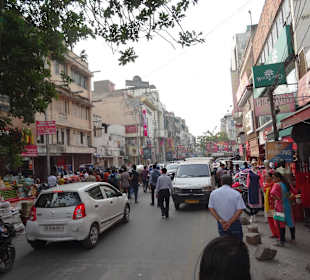 Auf dem Markt unterwegs