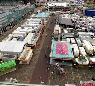 Blick auf den Freimarkt aus dem Riesenrad