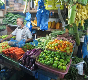 Unterwegs im einheimischen Markt 