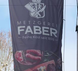 Bei der Metzgerei Faber in Bad Kissingen