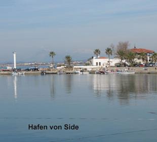 Hafen von Side