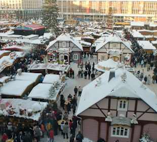 Striezelmarkt am Morgen