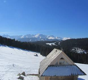 Widok z tarasu karczmy