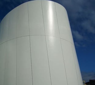 Fassadenteil auf der Rückseite Ozeaneum