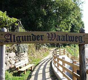 Waalweg Richtung Meran