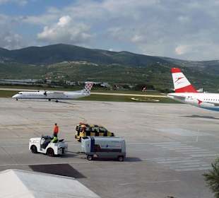 Blick auf das Flugfeld