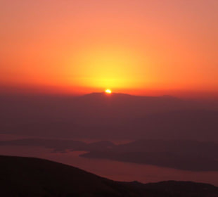 Sonnenaufgang vom Pantokrator