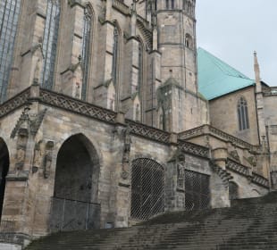 Domtreppe und Dom von Erfurt