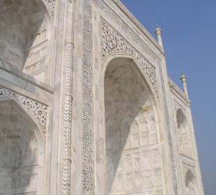 Detailaufnahme des Taj Mahal