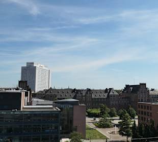 Ausblick vom Dach des Futuriums, dem Skywalk