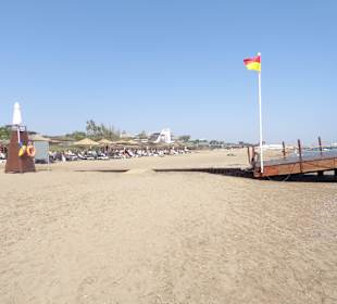 Blick auf den Strand