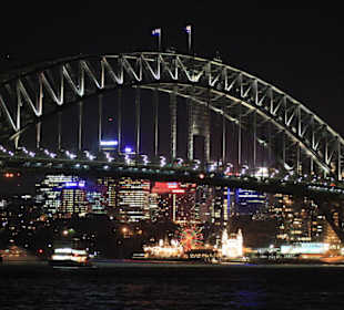 Harbour Bridge bei Nacht