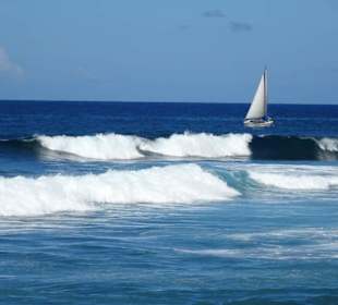 Eindrücke vom Strand in Saint-Pierre