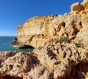Ausblick Carvoeiro Boardwalk