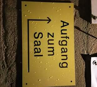 Info zum Saal ersten Stock