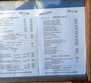 Preise an den Restaurants