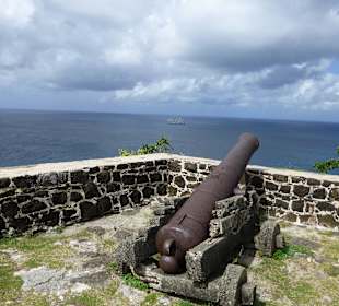 Alte Kanone von Fort Rodney