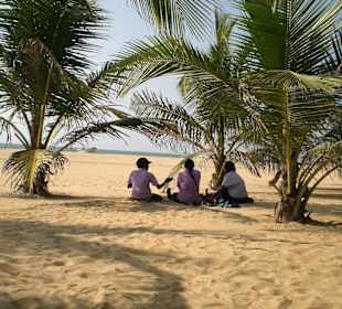 Landestypische Ansicht am Strand