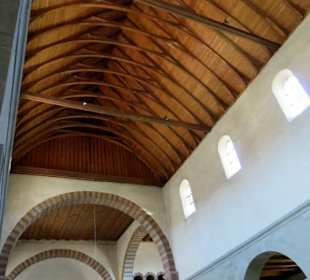 Offener normannischer Dachstuhl aus Eiche 1236/37