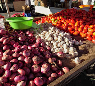 Rundgang über den Wochenmarkt von Saint-Paul