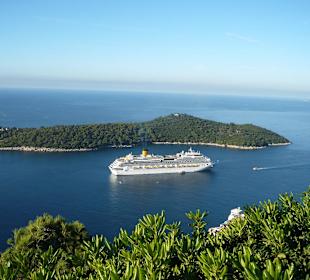 Auf Reede vor Dubrovnik