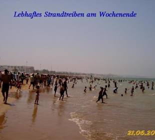 Strand am Wochenende