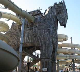 Trojanische Pferd im Aquapark