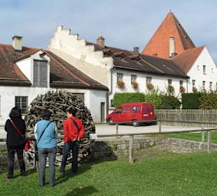 Ein bewohnter Innenhof