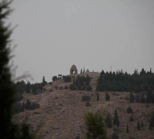 Widok na wzgórze z Hafez Tomb