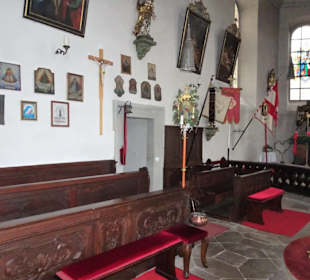 Im Kirchenraum der Wallfahrtskirche