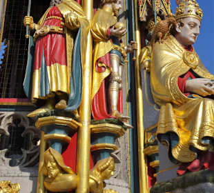 Detailansicht des Schönen Brunnens