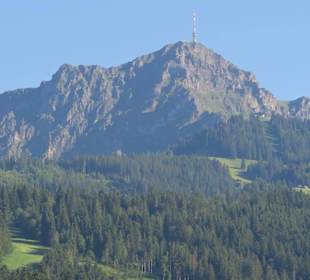 Ausblick vom Hotel auf das Kitzbüheler Horn