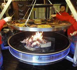 Schwenkgrill auf dem Lamberti-Markt