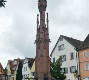 Der Marienbrunnen auf dem ehemaligen Oberen Markt