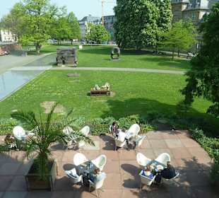 Blick aus einem Fenster