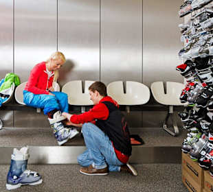 Skischuh Fitting