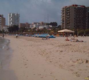 Der Strand von Palma Nova