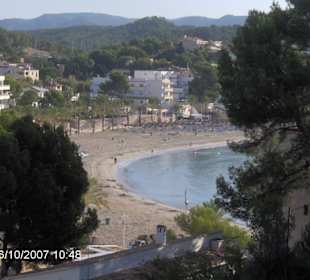 Der Hauptstrand von Paguera