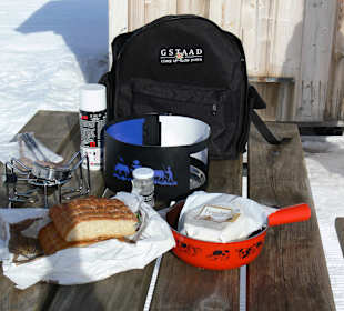 Das Fondueset von der Molkerei