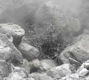 Brodelndes Schwefelwasser