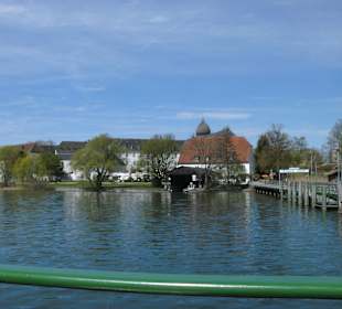 Blick auf die Fraueninsel im Chiemsee 