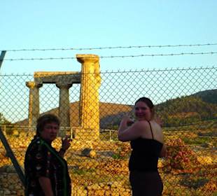 Ausgrabungsstätte in Altkorinth