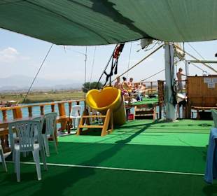 Rutsche auf dem Boot