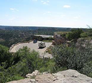 Blick auf das visitor center