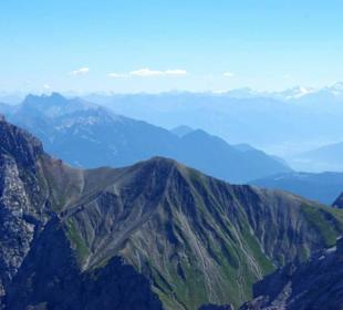 Der Ausblick einfach WOW etwas Grün noch
