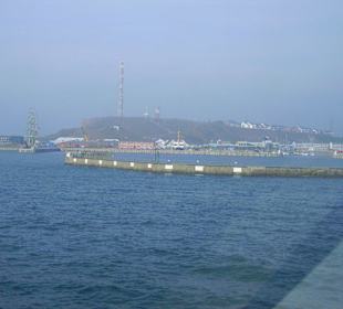 Helgoland vom Wasser aus gesehen